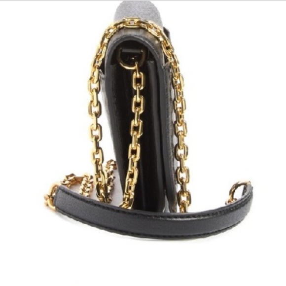 MARC JACOBS NEW YORK EMPIRE CITY WALLET CROSBODY BAG PURSE GOLD CHAIN - Picture 3 of 16